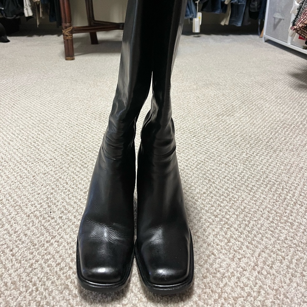 Black Leather Boots